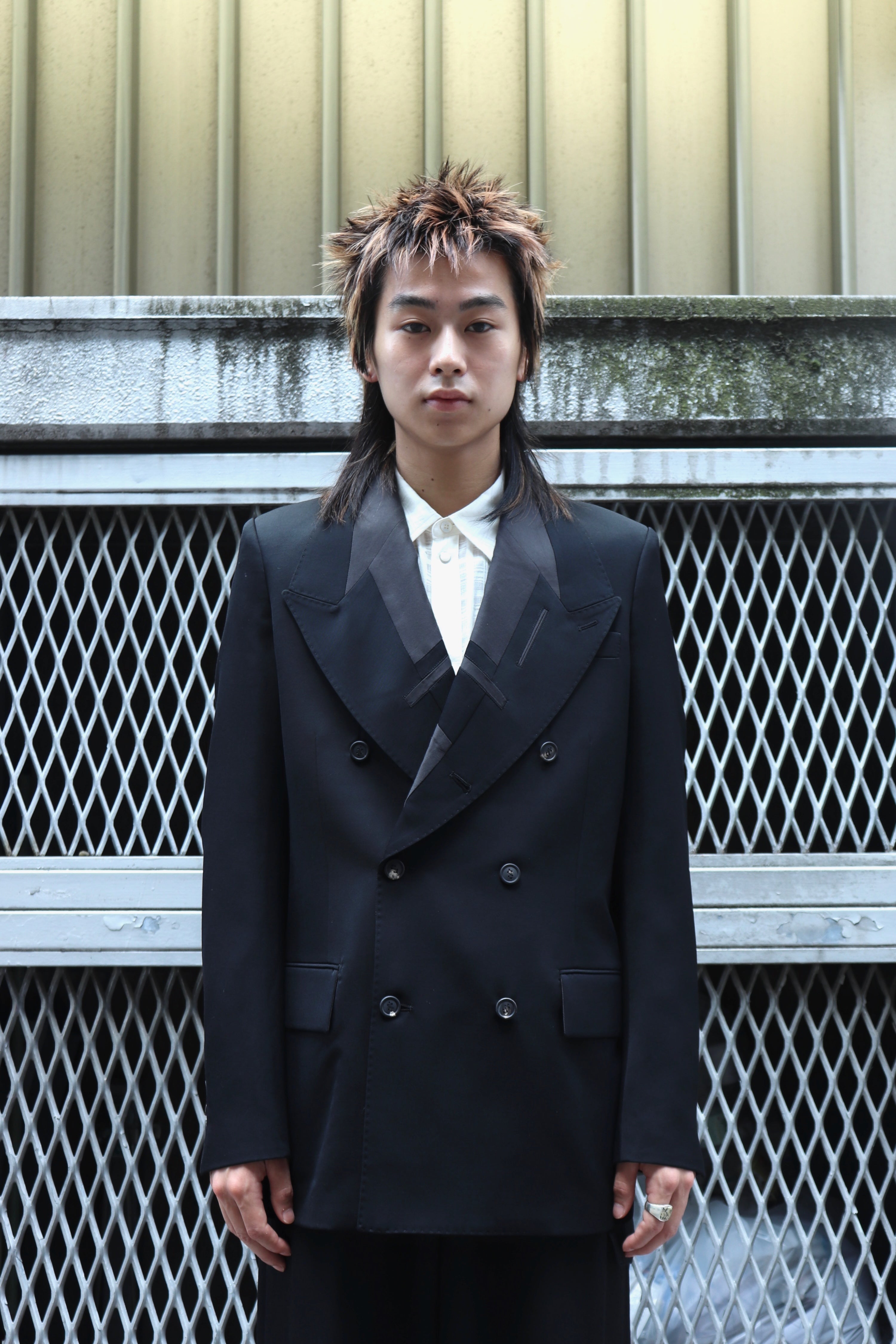 SOSHIOTSUKI(ソウシオオツキ)のINSIDE LAPEL DOUBLE JACKET-2 BLACKの通販｜PALETTE art  aliveのオンラインショップ – PALETTE art alive ONLINE STORE