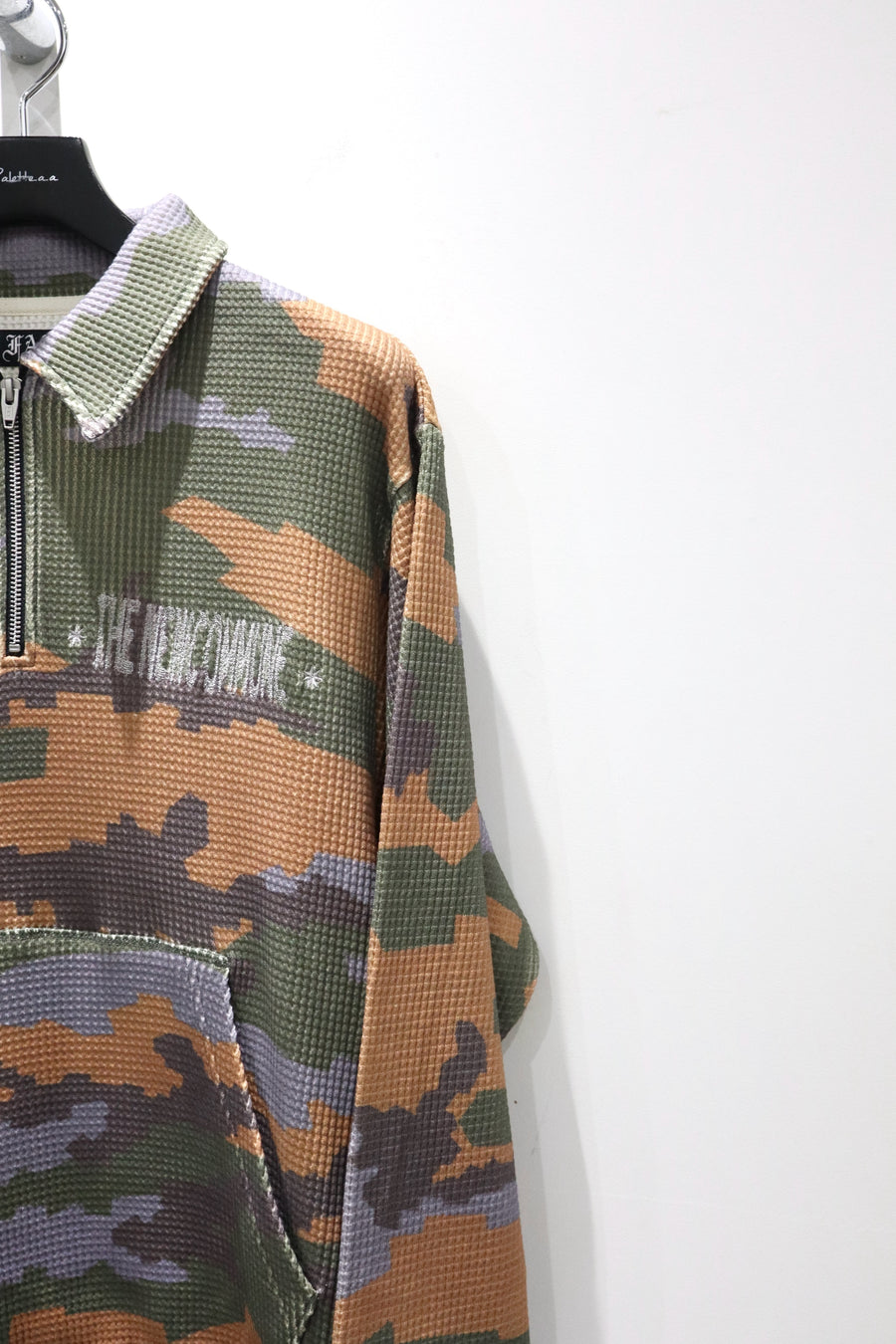 FAF  HALF ZIP SWEAT TOPS(GERMAN CAMO)