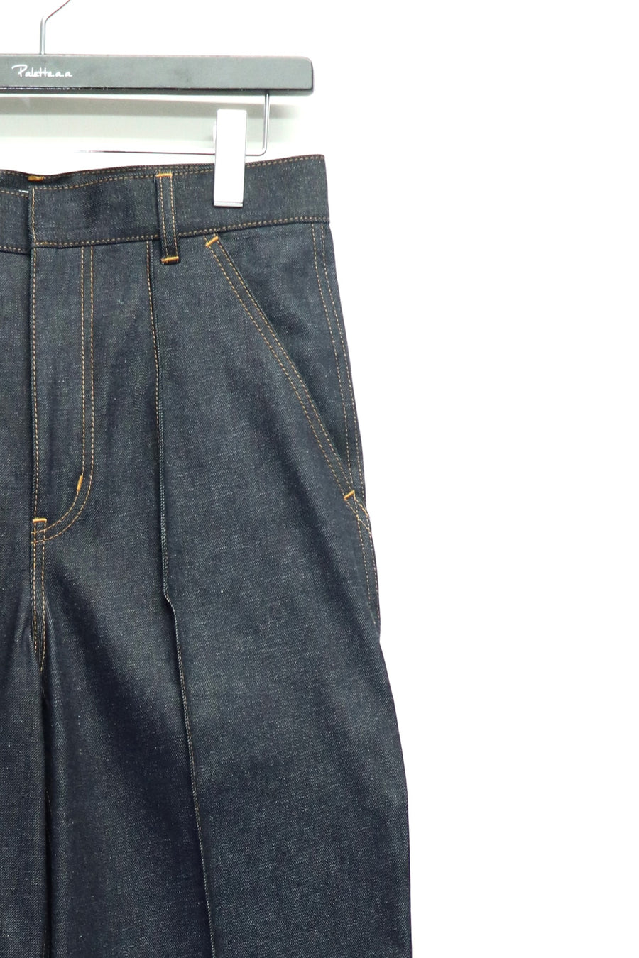 TOGA  Indigo denim painter pants