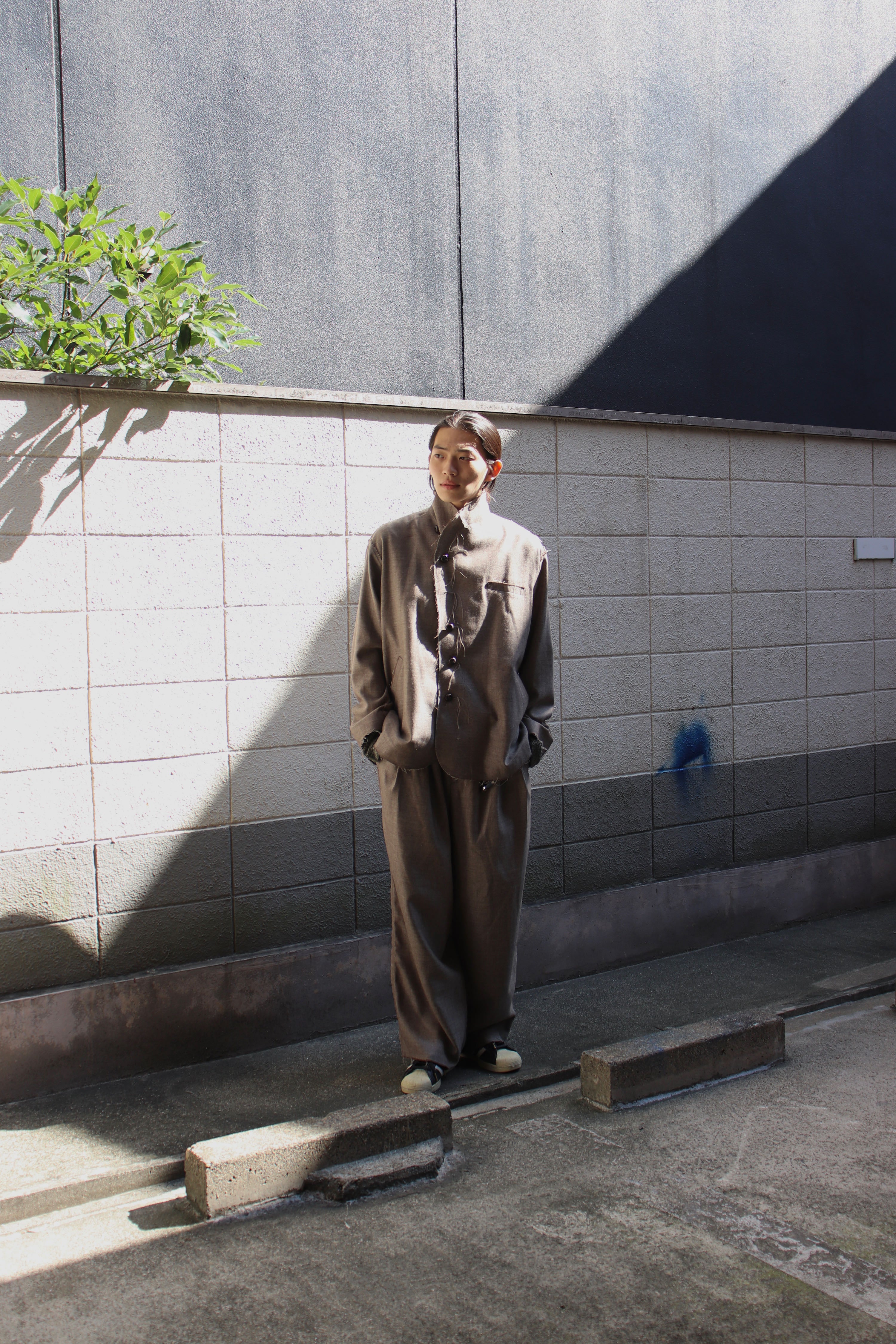 Urig（ウーリッヒ）のALPACA SAXONY SCHADEN Urig JACKET GRAIGEの通販