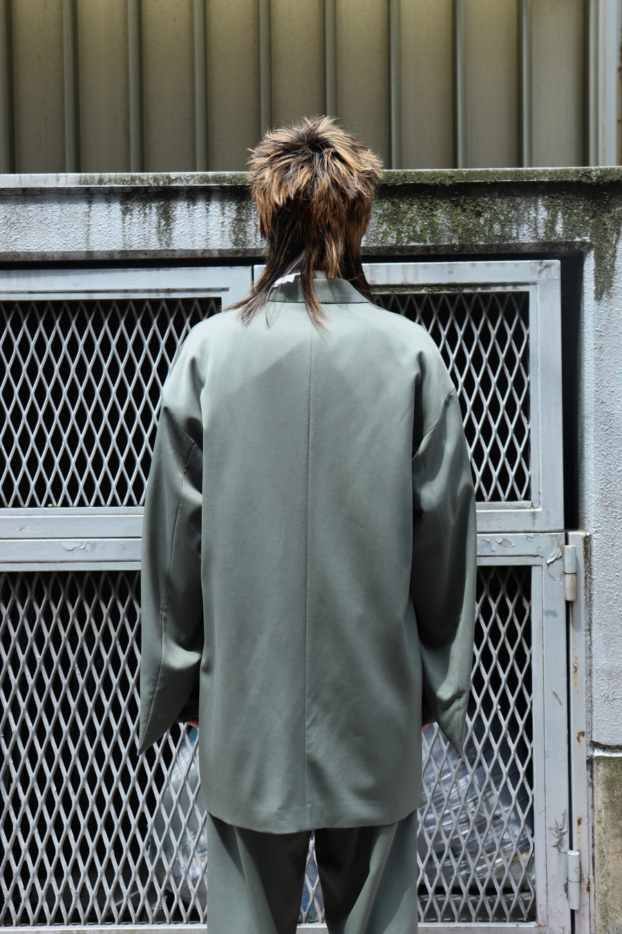 SOSHIOTSUKI  KIMONO SLEEVE JACKET(GRAY)