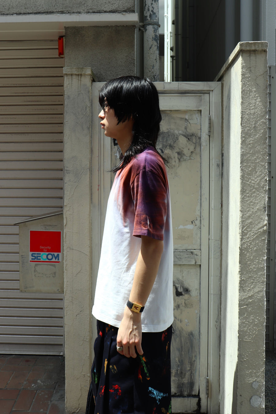 YUKI HASHIMOTO  ICE-DYE T-SHIRTS