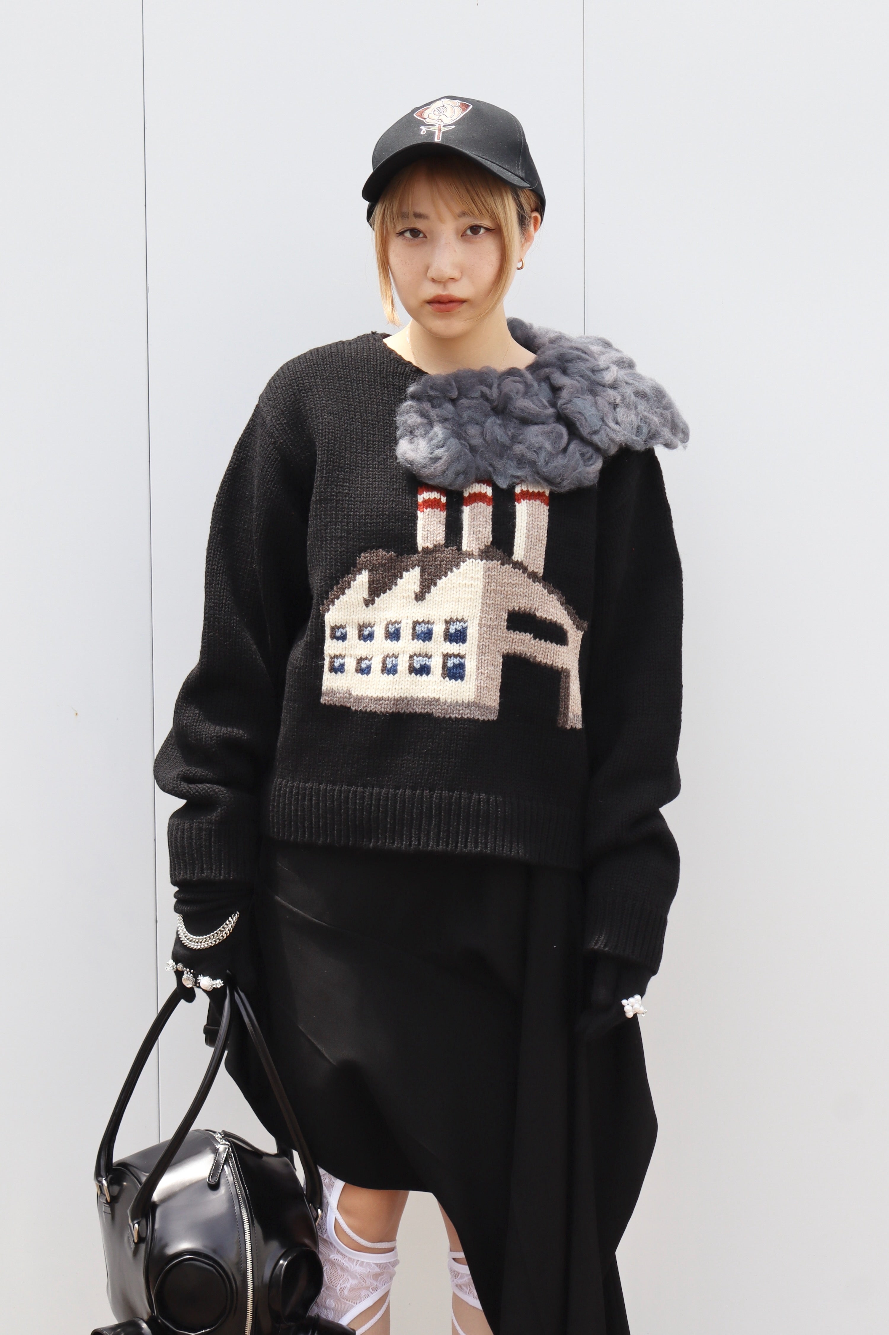 doublet(ダブレット)のSMOKING FACTORY INTARSIA KNIT PULLOVERの通販