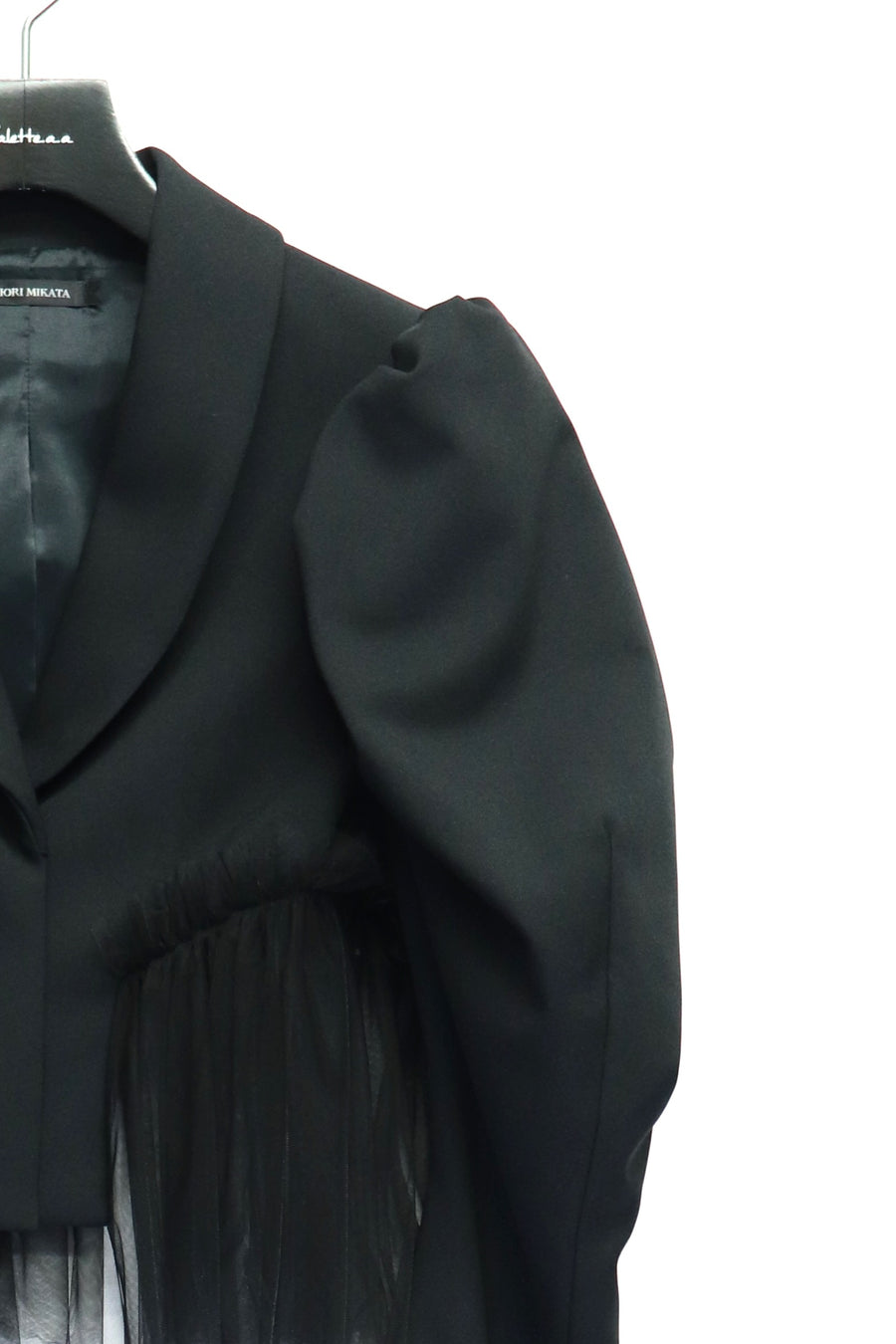 SHIORI MIKATA  short jacket with tulle