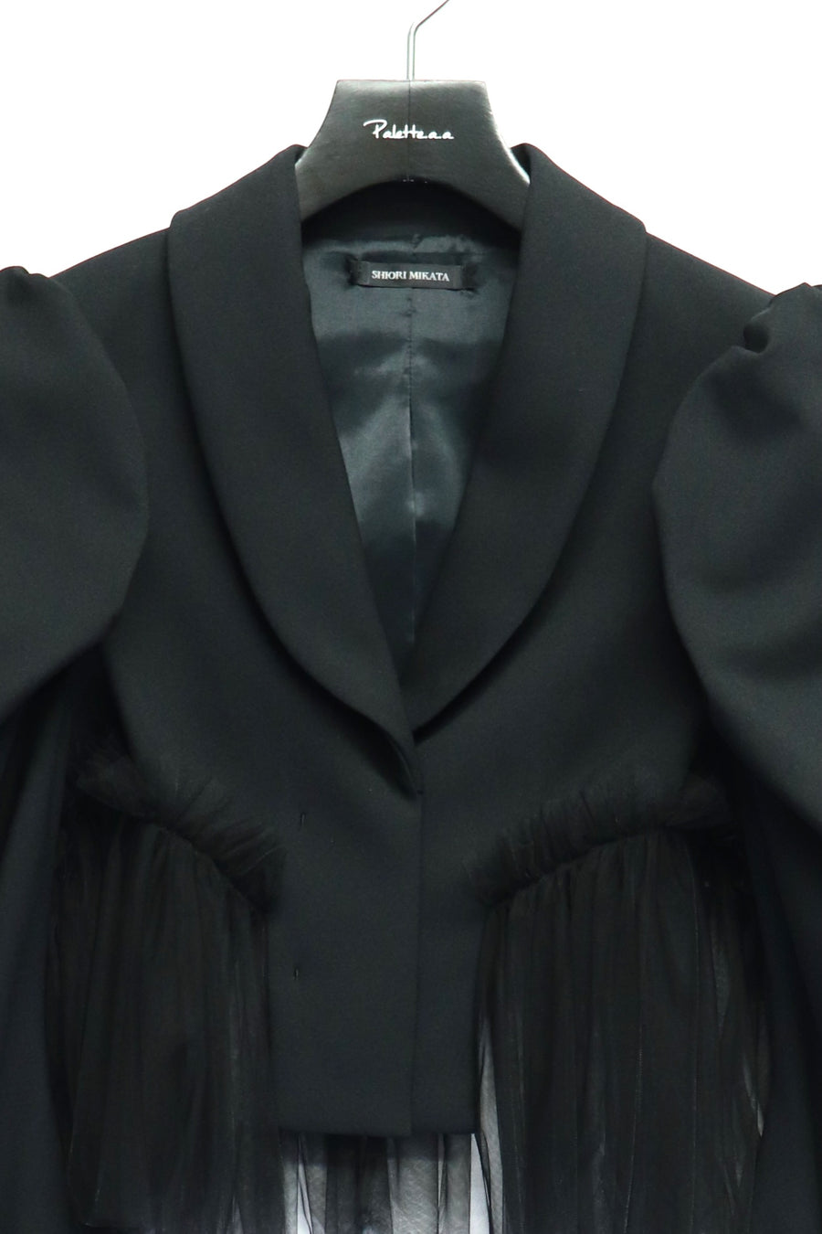 SHIORI MIKATA  short jacket with tulle