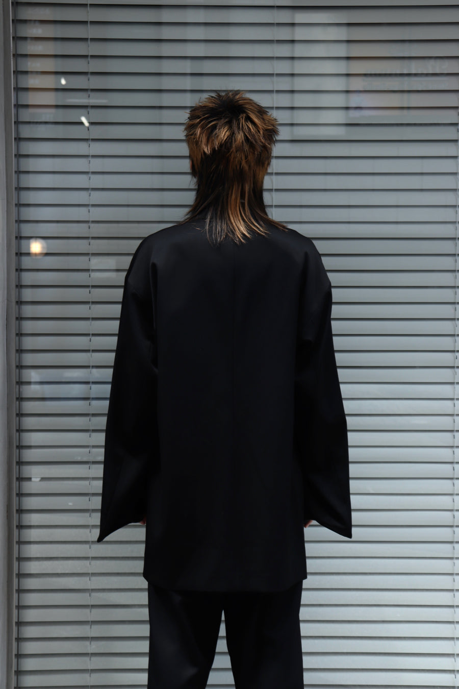 SOSHIOTSUKI  KIMONO SLEEVE JACKET(BLACK)