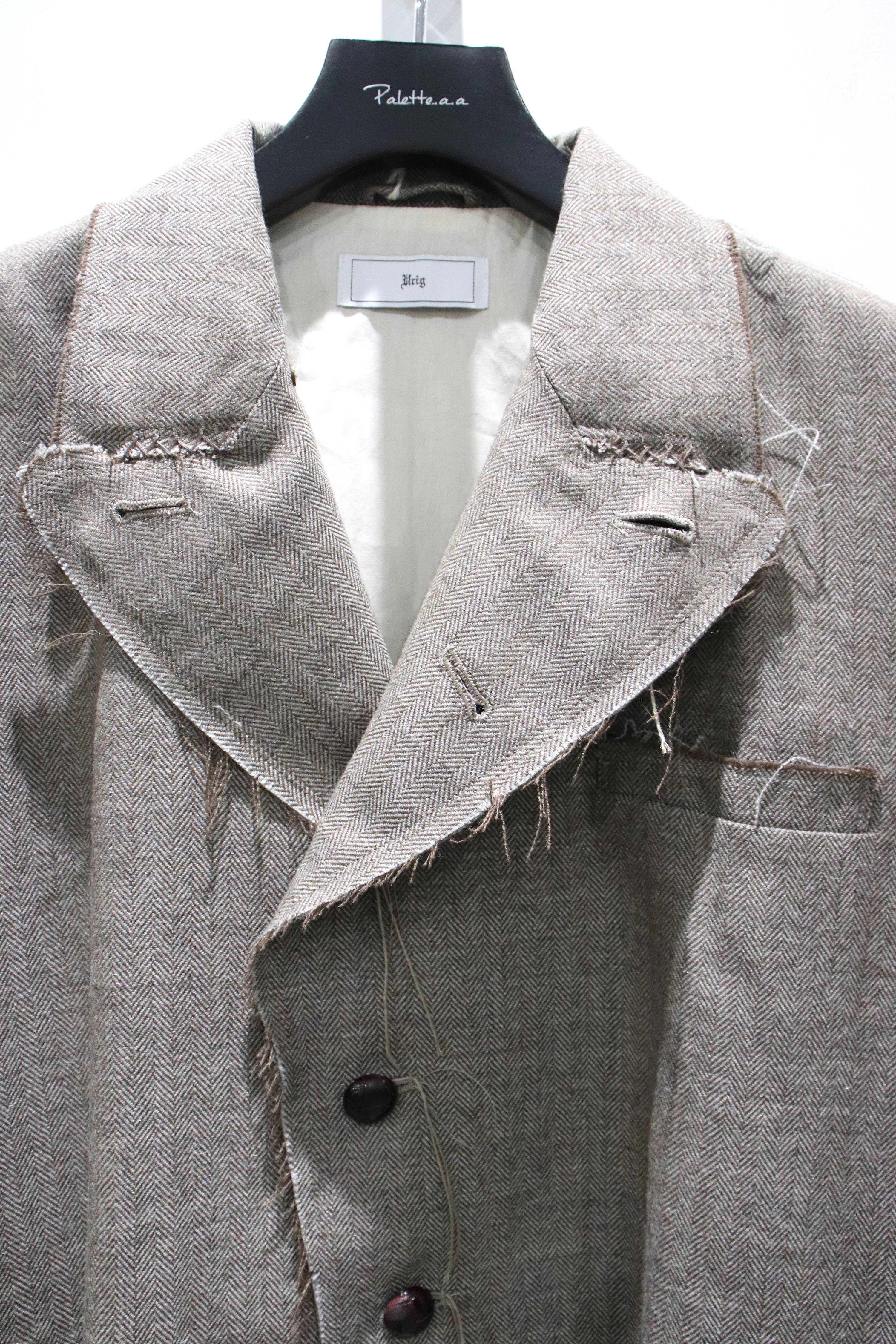 Urig（ウーリッヒ）のALPACA SAXONY SCHADEN Urig JACKET GRAIGEの通販
