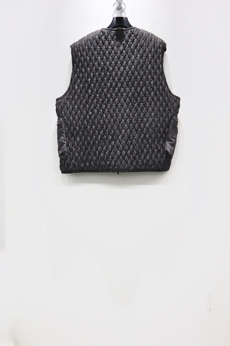 NULABEL  GARMENT DYED CONTRACTION QUILTED VEST