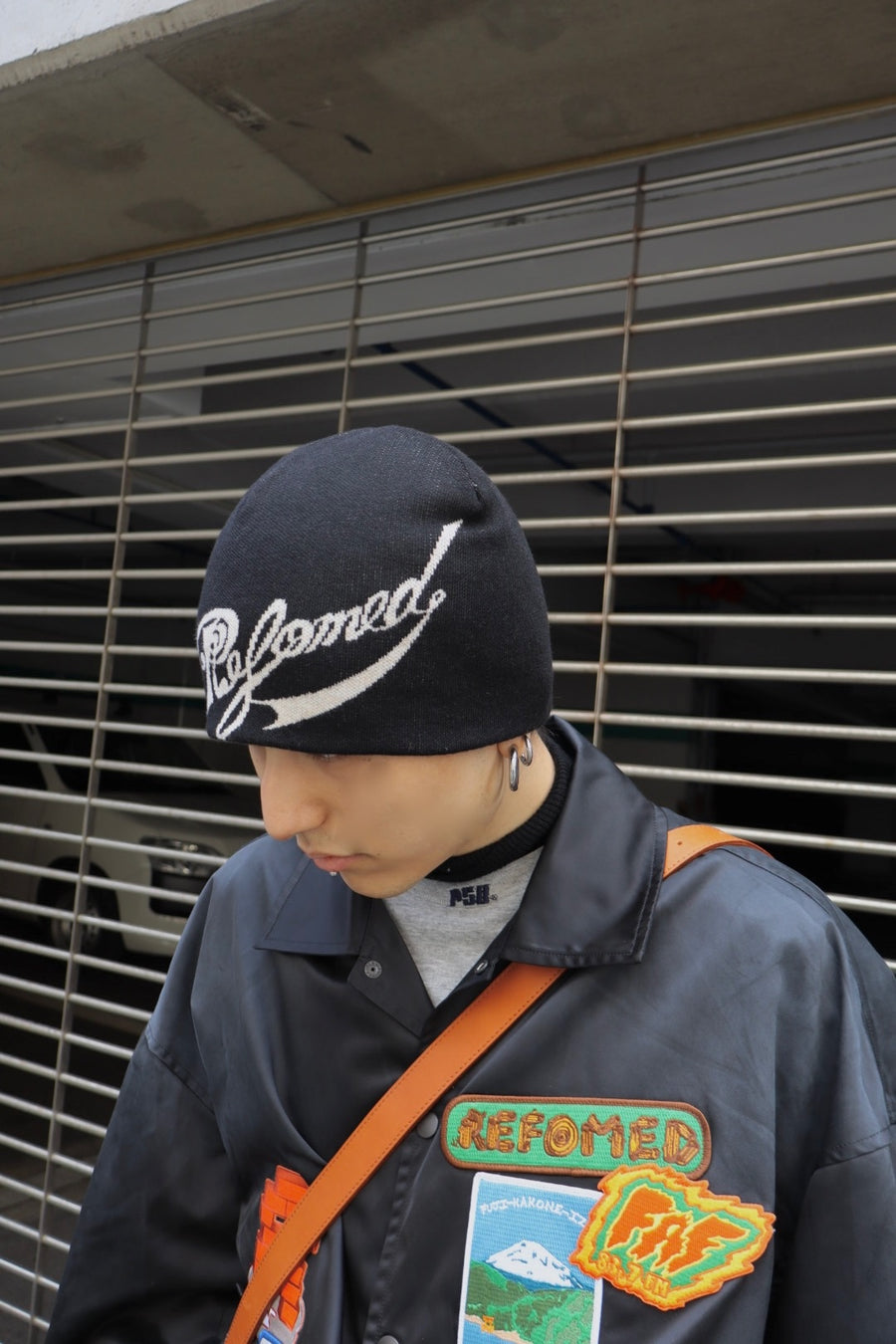 FAF  Script Logo Reversible Beanie