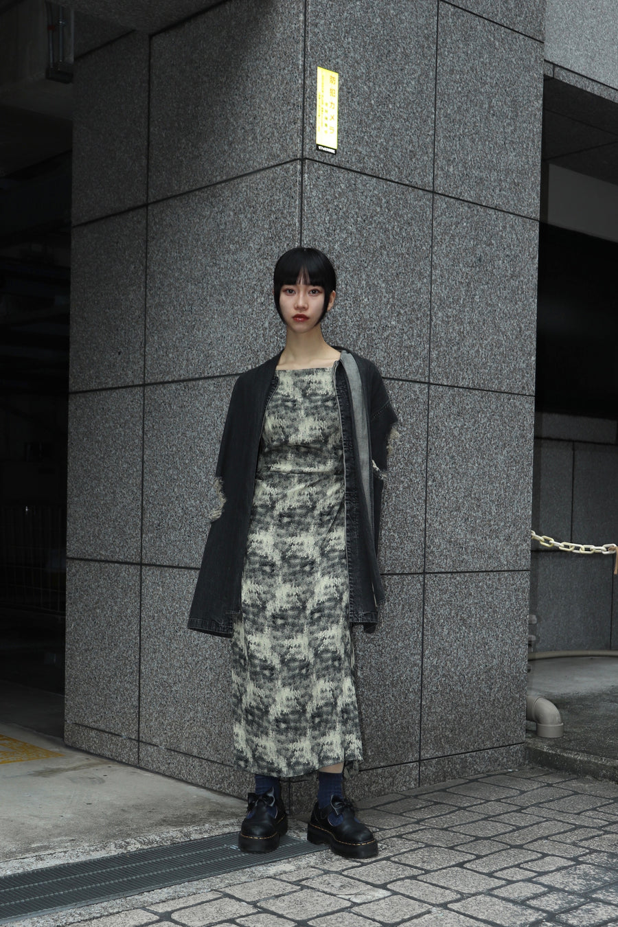 【25ss先行予約】BELPER  2025ss JACQUARD DRESS(BLACK) ※3月入荷予定予約品