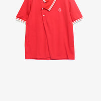 YUKI HASHIMOTO(ユウキハシモト)のY NECK POLO SHIRTS REDの通販