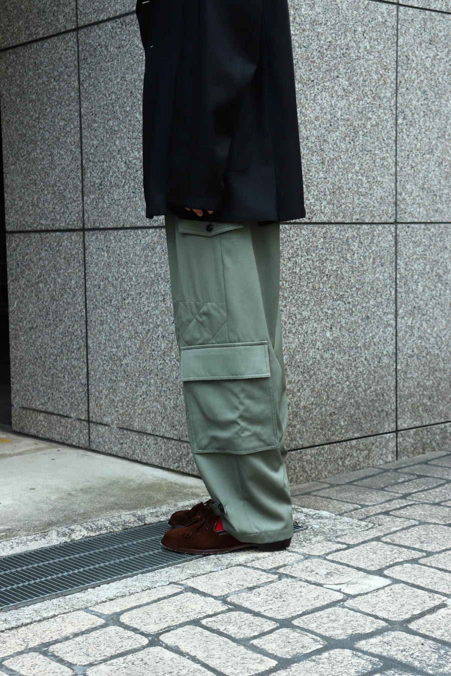 SOSHIOTSUKI  COMMENDER TROUSERS(GRAY)