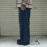 SUGARHILL(シュガーヒル)のCRASHED SWEAT TROUSERS OLD NAVYの通販 