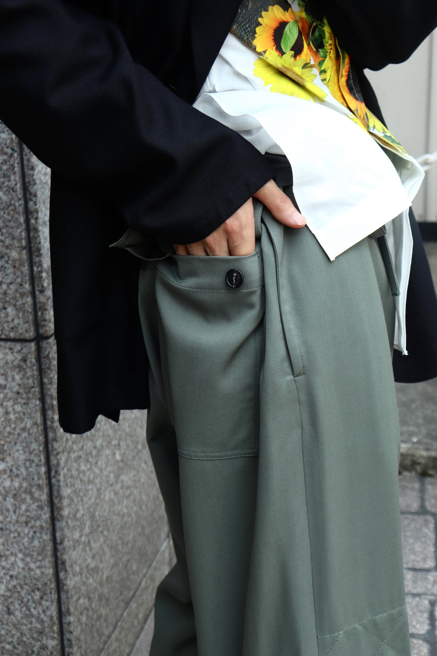 SOSHIOTSUKI  COMMENDER TROUSERS(GRAY)