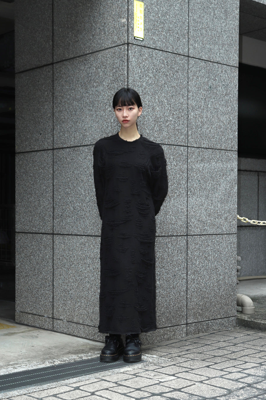 【25ss先行予約】BELPER  2025ss LOVE LONG SWEATSHIRT(BLACK) ※2月入荷予定予約品