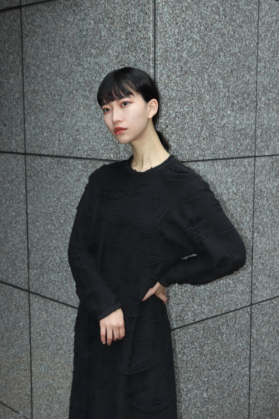 【25ss先行予約】BELPER  2025ss LOVE LONG SWEATSHIRT(BLACK) ※2月入荷予定予約品