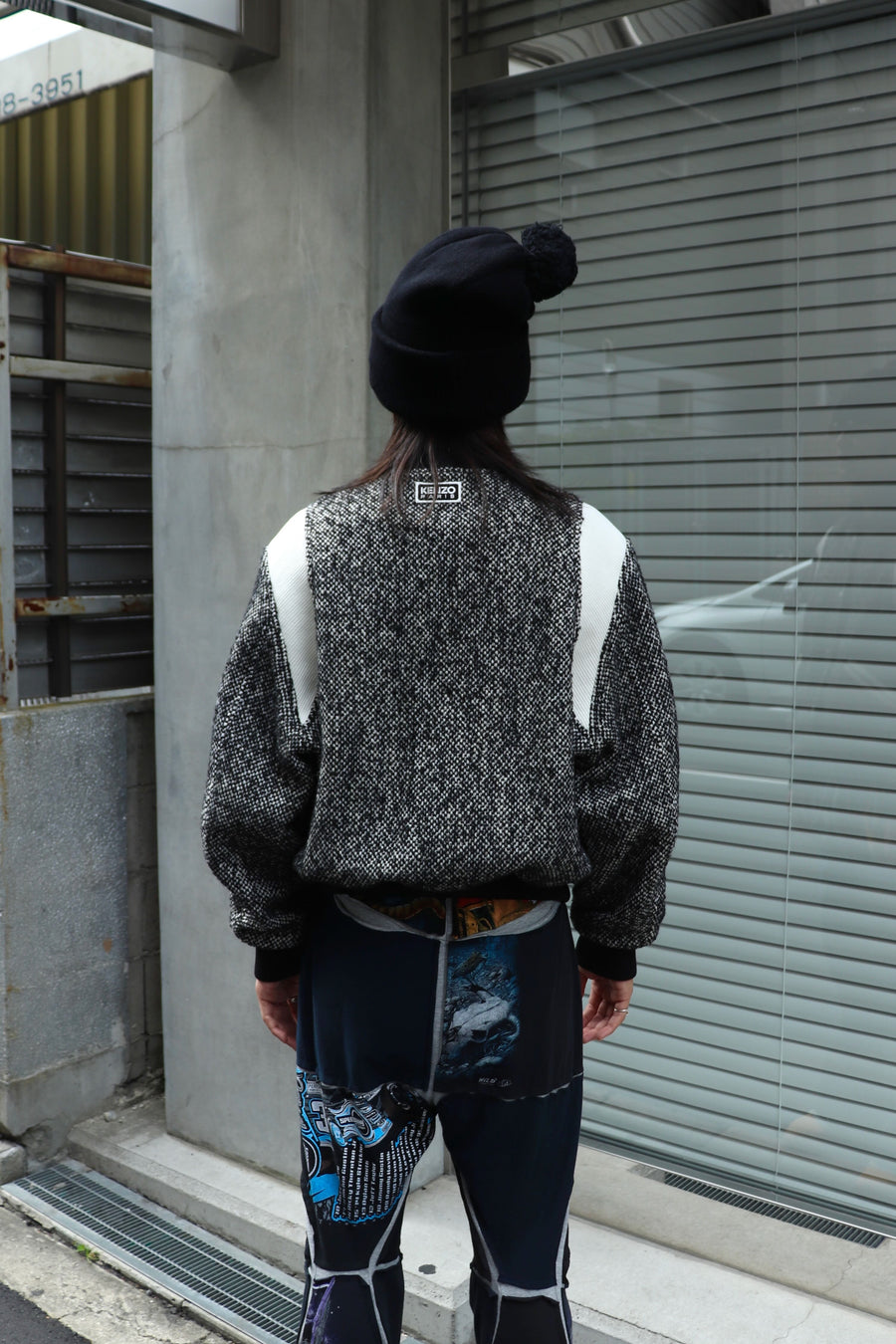 KENZO  WOOL VARSITY JACKET