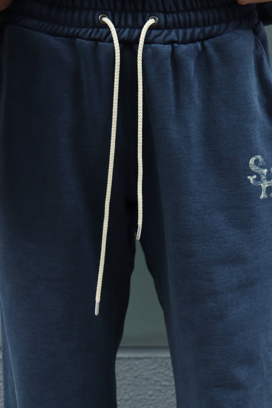 SUGARHILL  LOGO PRINTED SWEAT TROUSERS(OLD NAVY)