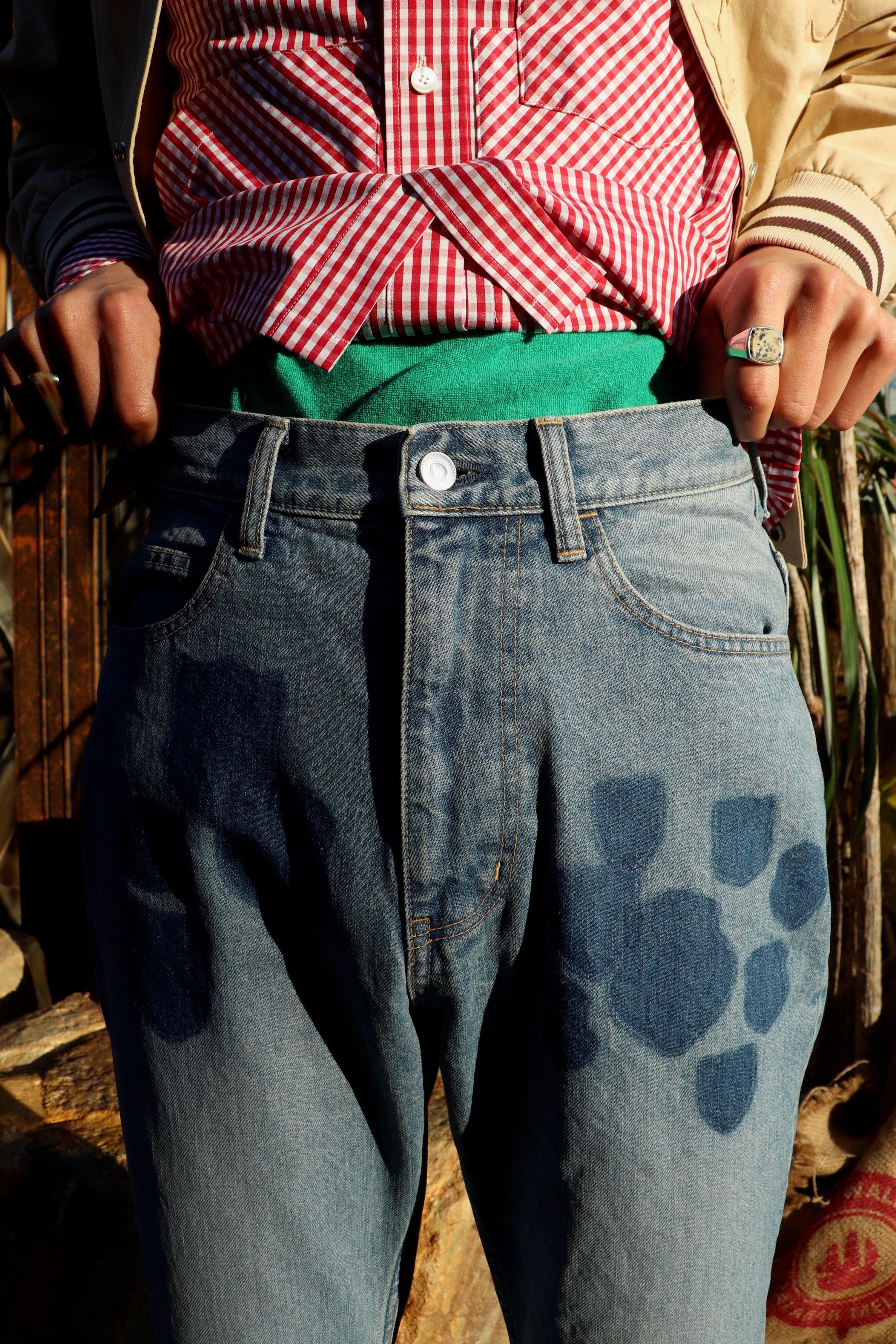 MASU(エムエーエスユー)の“MASU BOYS” EMBLEM BELL-BUTTOM JEANS