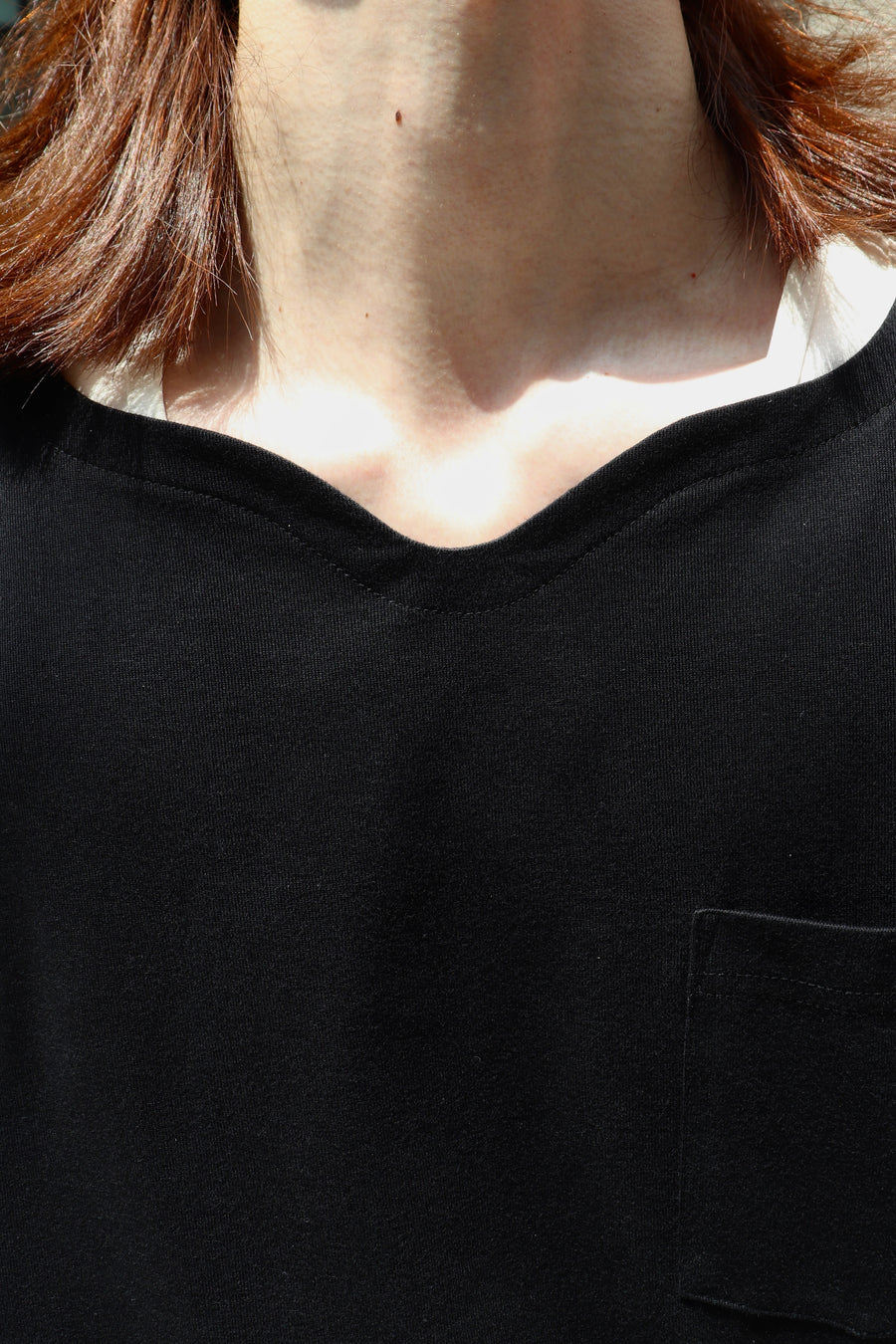 Taiga Igari  Epaulet L/S T-shirt(BLACK)