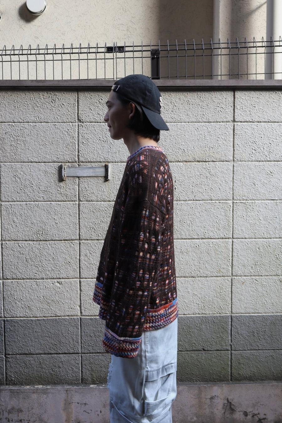 NAMESAKE  HAMMONS PERFORATED CREWNECK