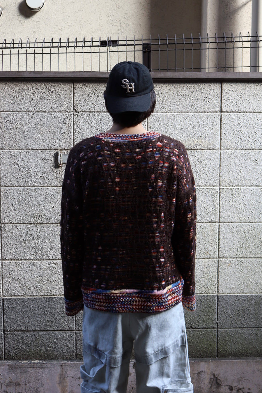 NAMESAKE  HAMMONS PERFORATED CREWNECK