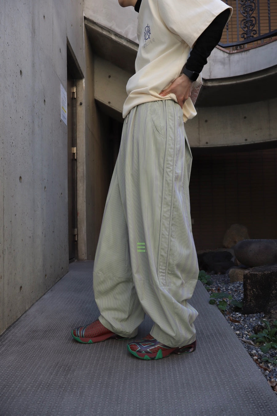 NAMESAKE  LAMAR CARROT WIDE TROUSERS