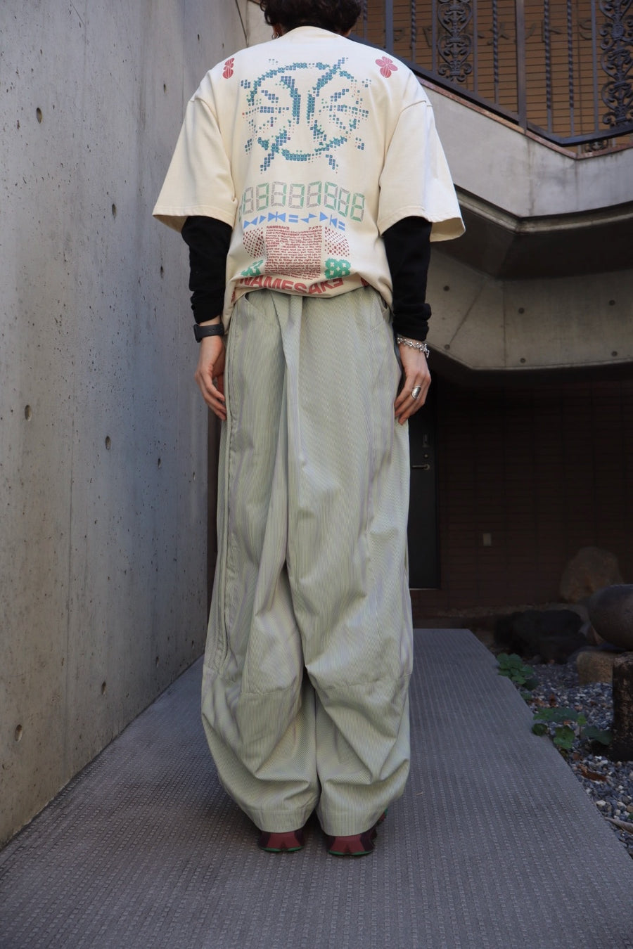 NAMESAKE  LAMAR CARROT WIDE TROUSERS