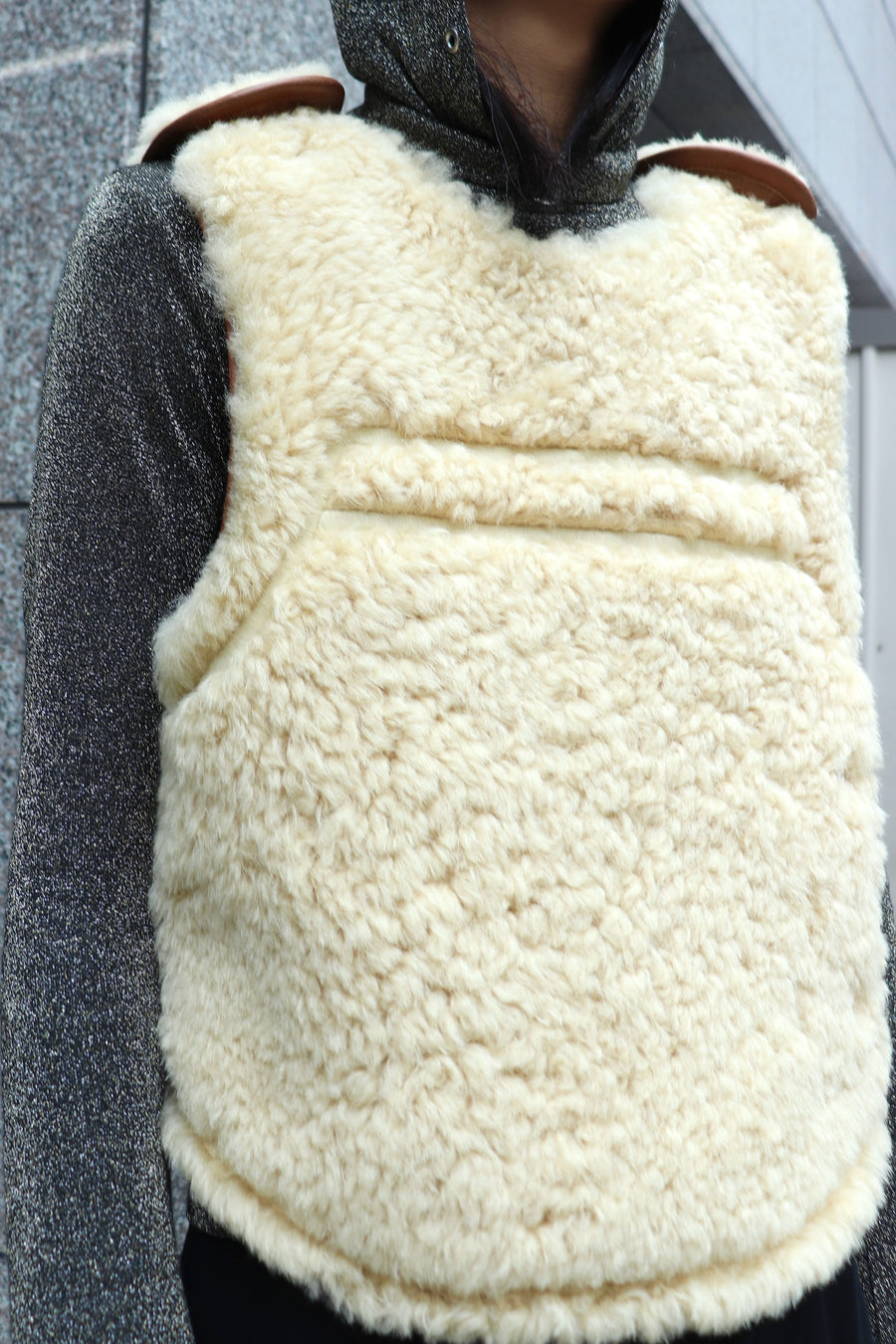 KENZO  SHEARLING GILET