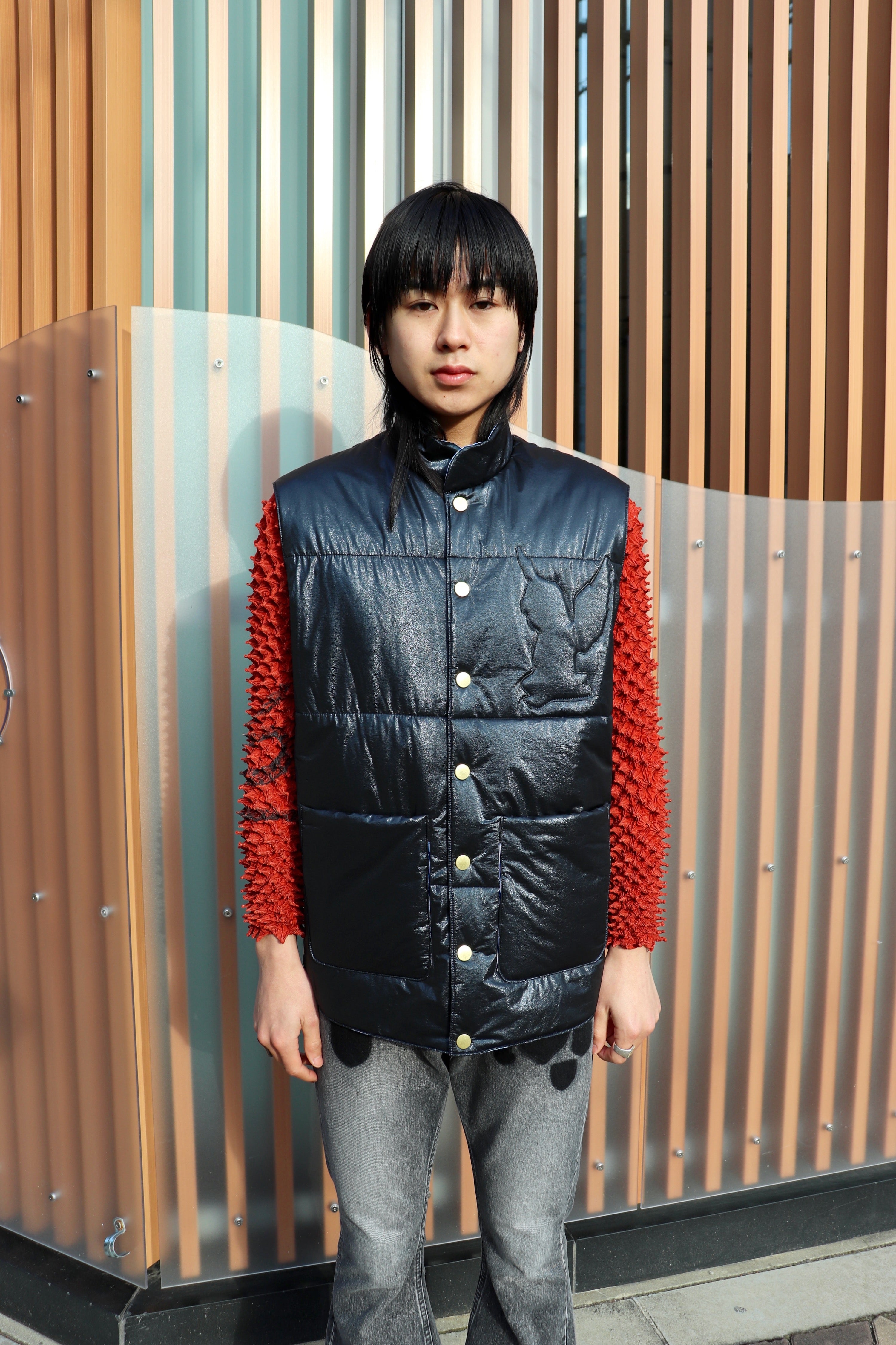 MASU(エムエーエスユー)のREVERSIBLE PADDED VEST NAVYの通販｜PALETTE