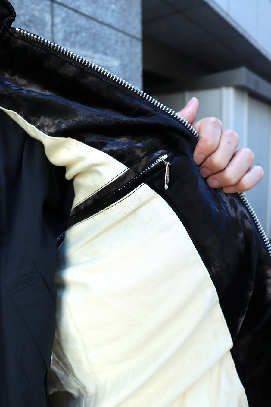 MASU  VICTORIAN SOFA DOWN JACKET(BLACK)