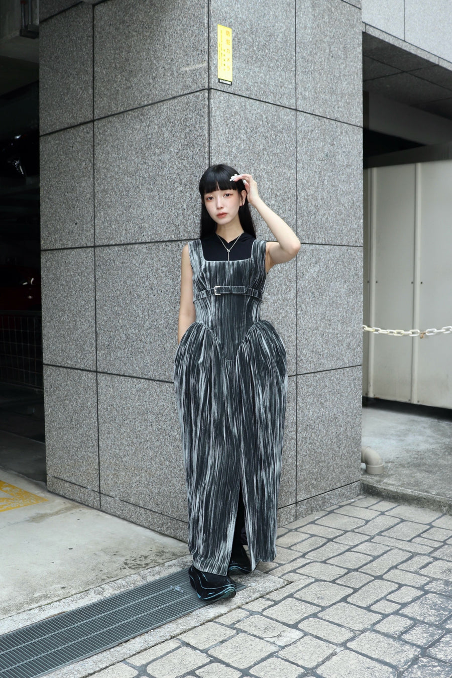 FETICO  Velvet curvy dress