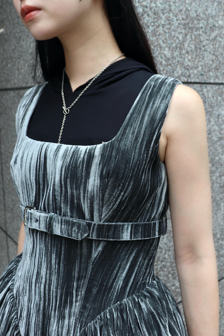 FETICO  Velvet curvy dress