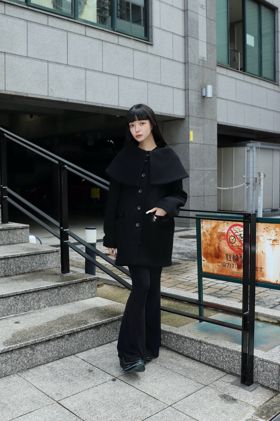 ジャケット・アウター FETICO WOOL TAILORED CAPE WOOL TAILORED CAPE｜FETICO フェティコ