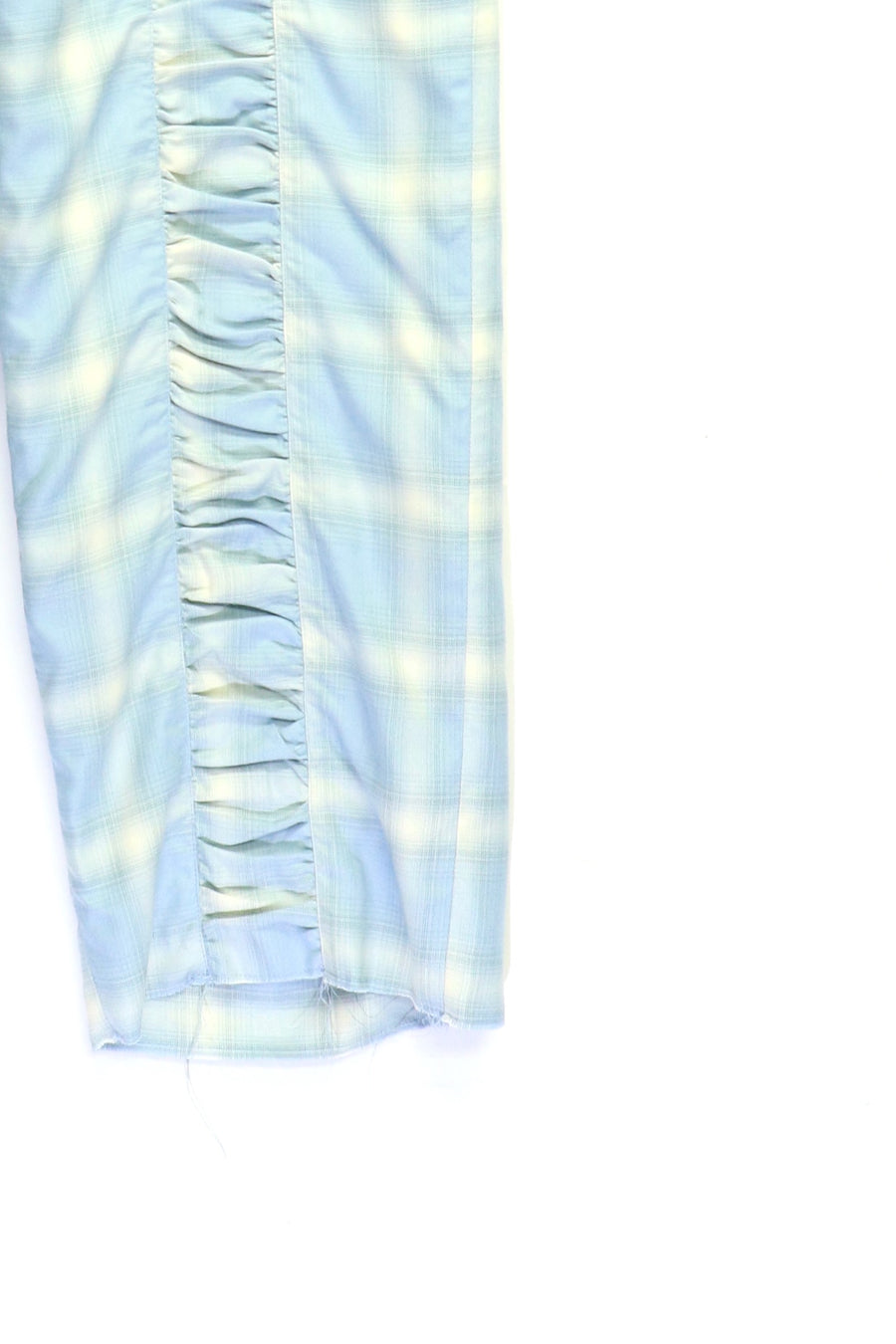 【40%OFF】 Taiga Igari  Gaather Plaid Pants(SKY BLUE)