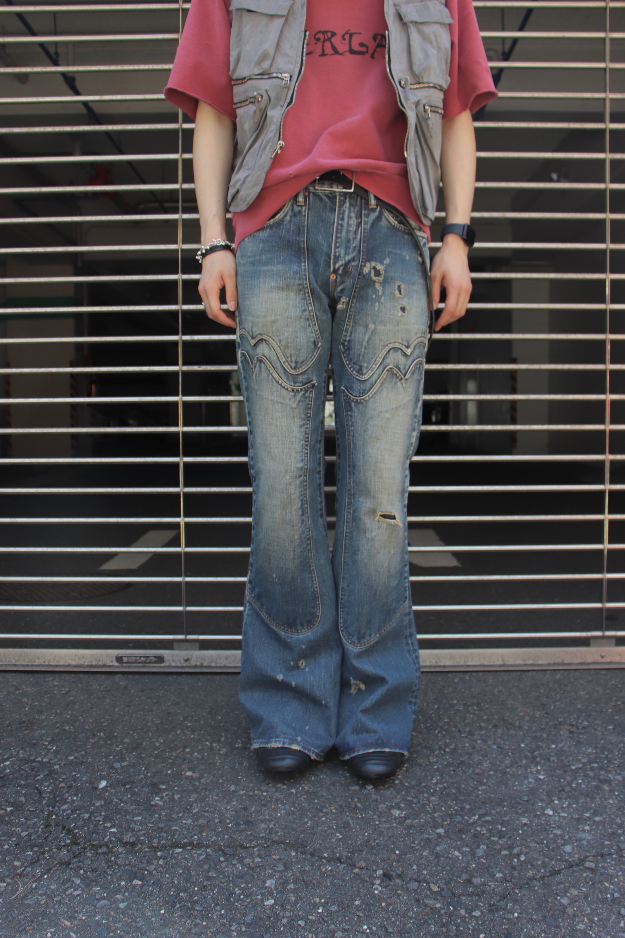 SUGARHILL(シュガーヒル)のFADED MODERN WESTERN FLARED TROUSERS