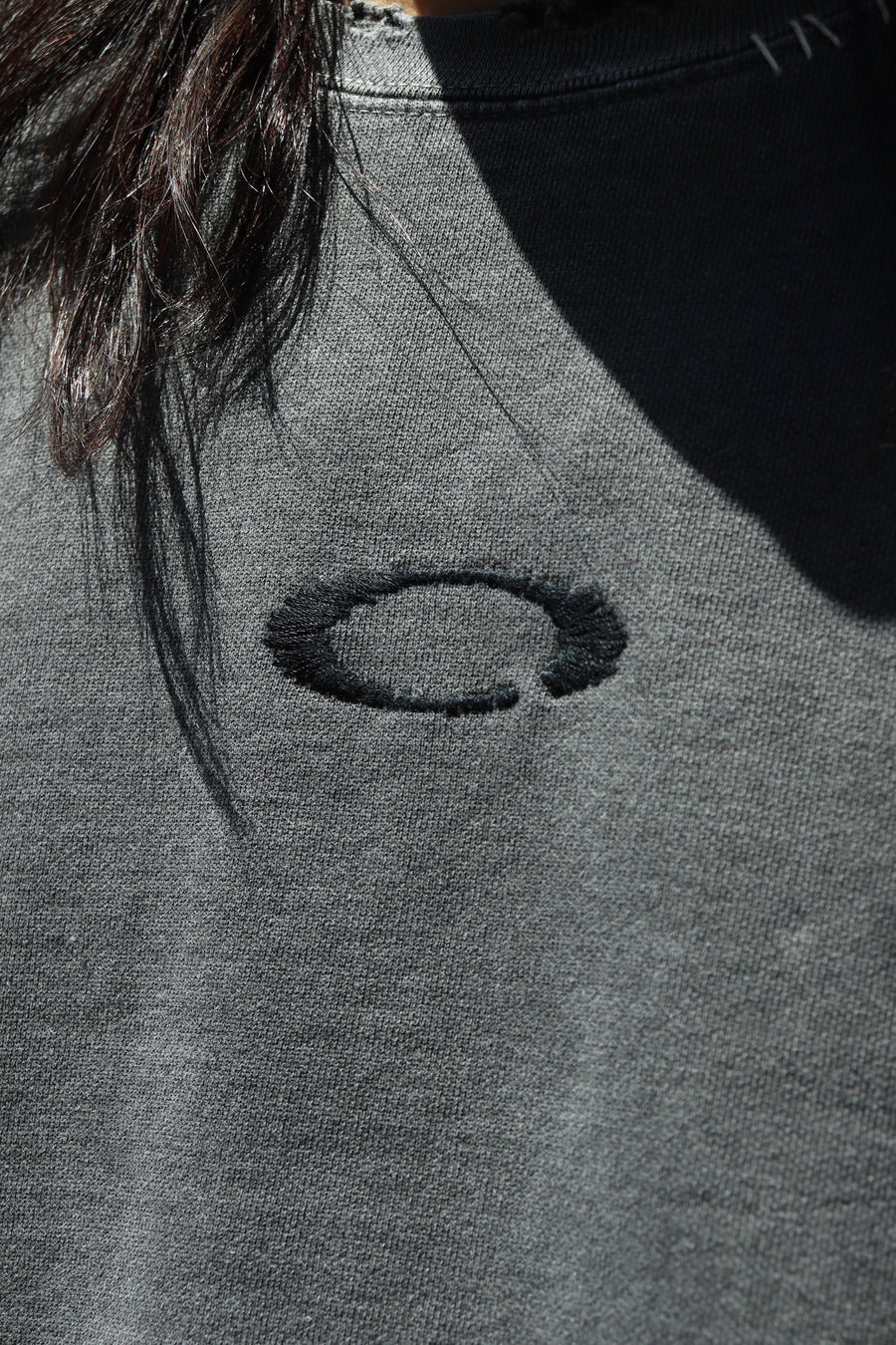 MINUS  Inactive Crew Sweat With Repaired