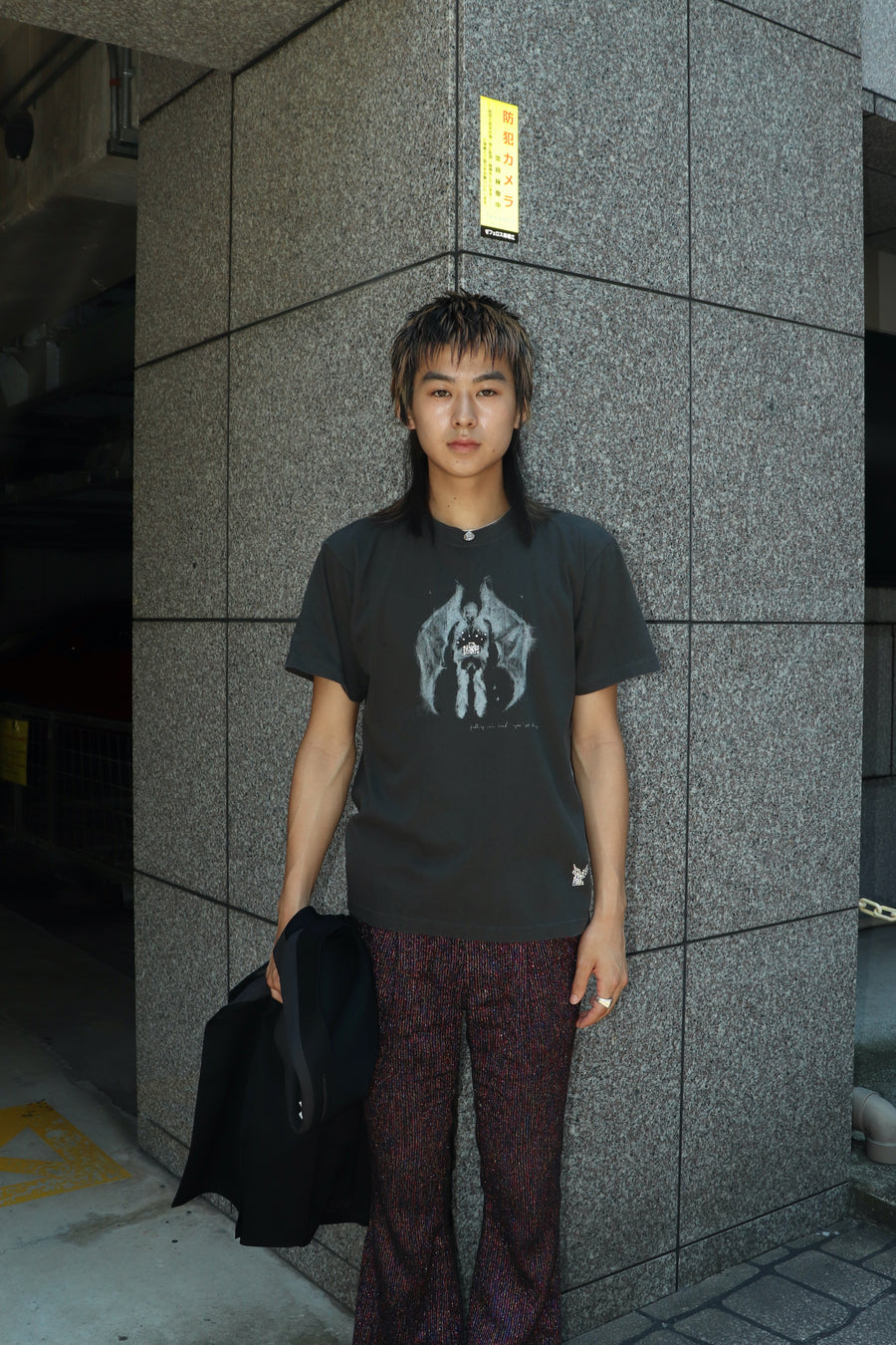 MASU  CAKE BAG T-SHIRT(BLACK)