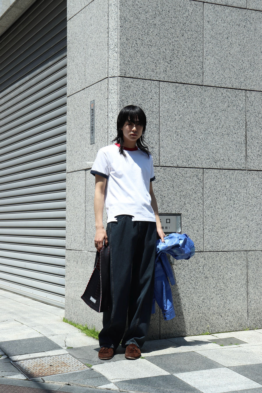 soe  Ripped Ringer T Shirts