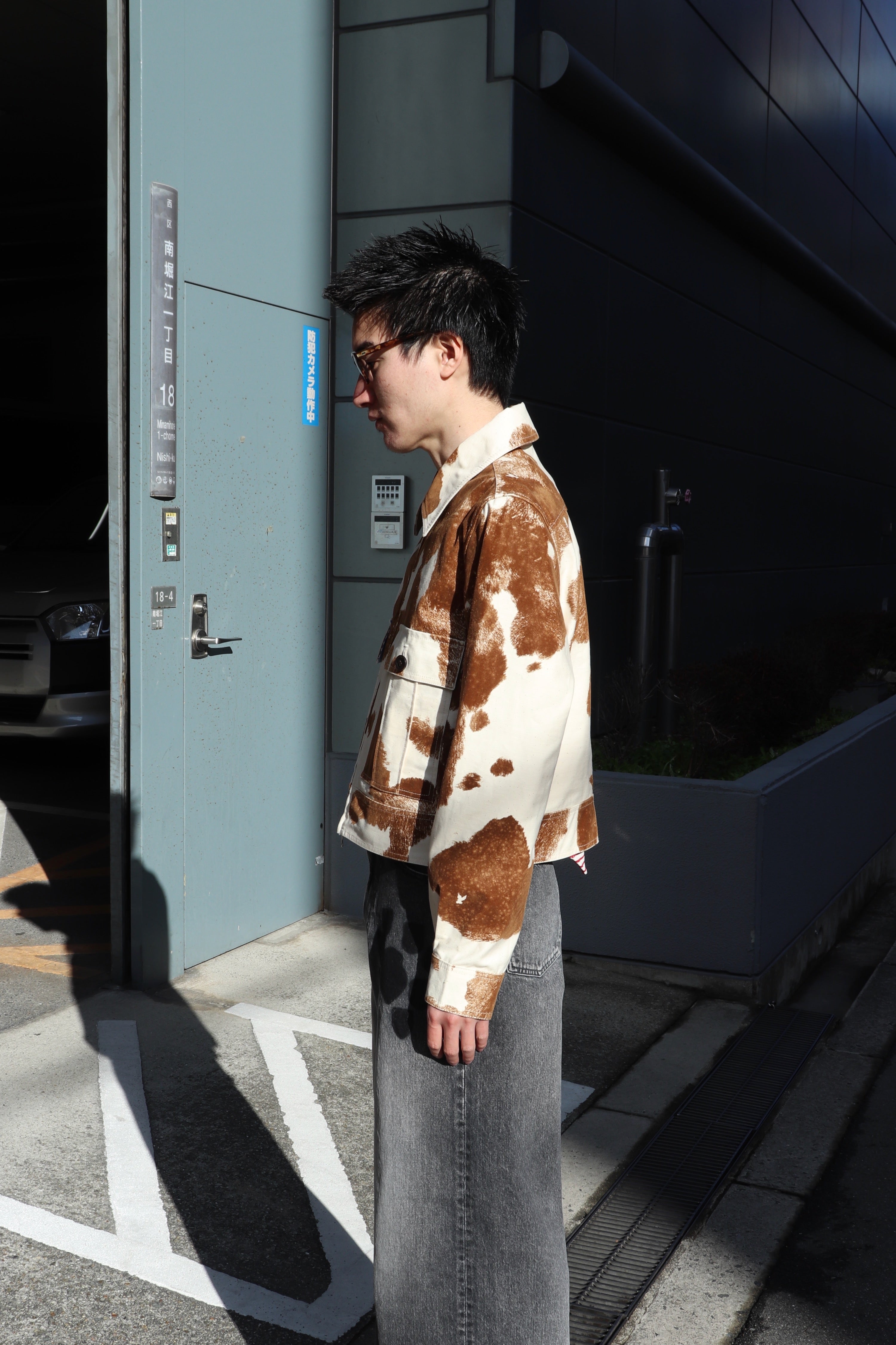 MASU(エムエーエスユー)のFLOCKY COW SPORTS JACKET BROWNの通販