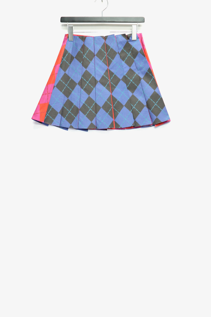 LEEANN HUANG(リーアン ホアン)のARGLYE FLIP PLEAT MINI SKIRT PINK