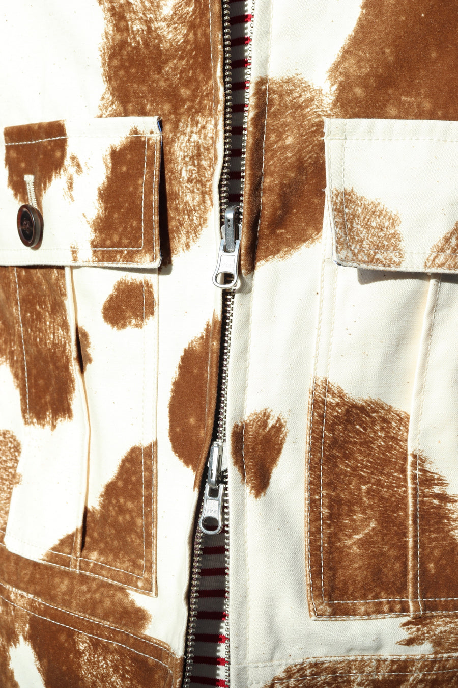 MASU(エムエーエスユー)のFLOCKY COW SPORTS JACKET BROWNの通販