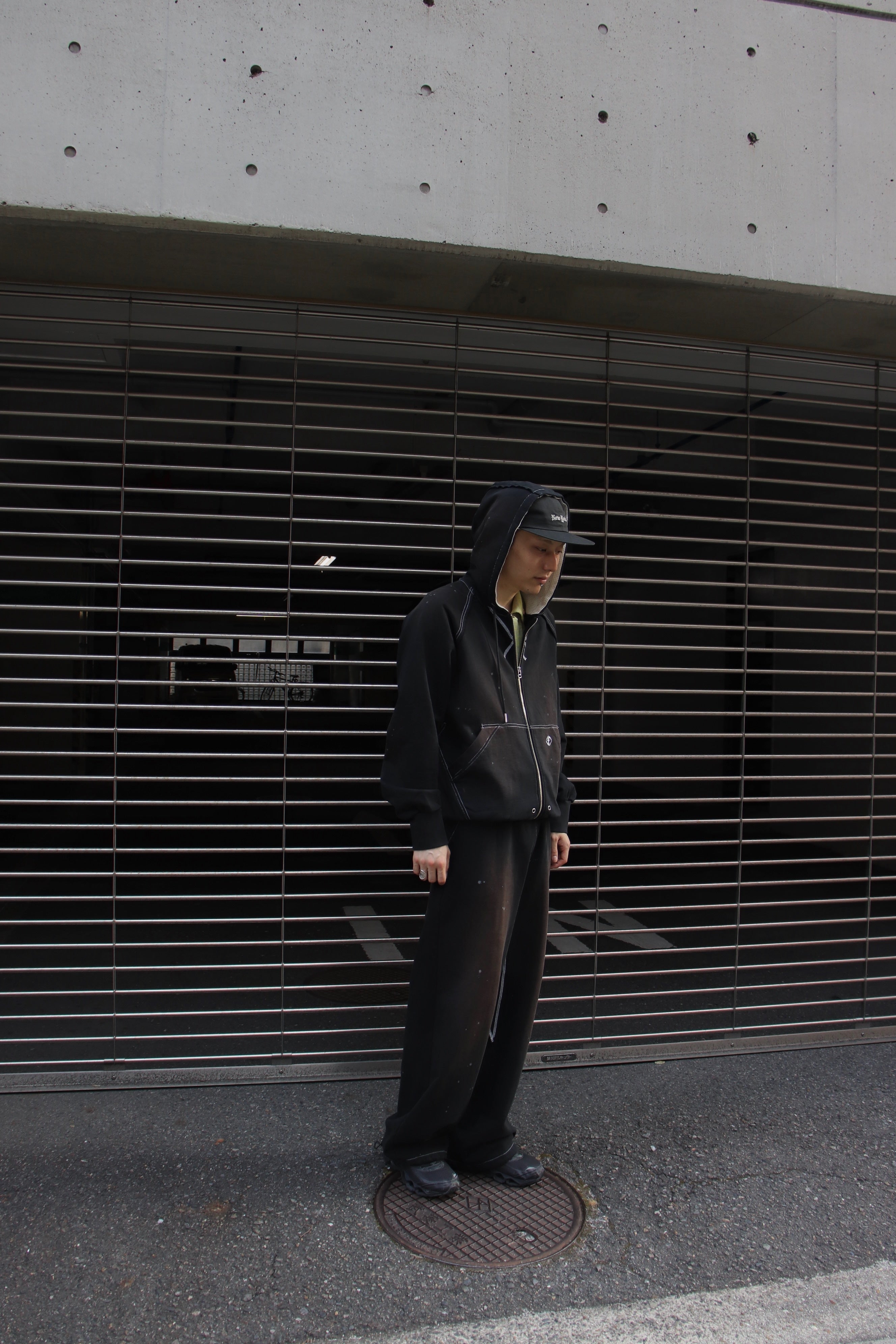 FAF(エフエーエフ)のAGED ZIP UP HOODIE BLACKの通販｜PALETTE art