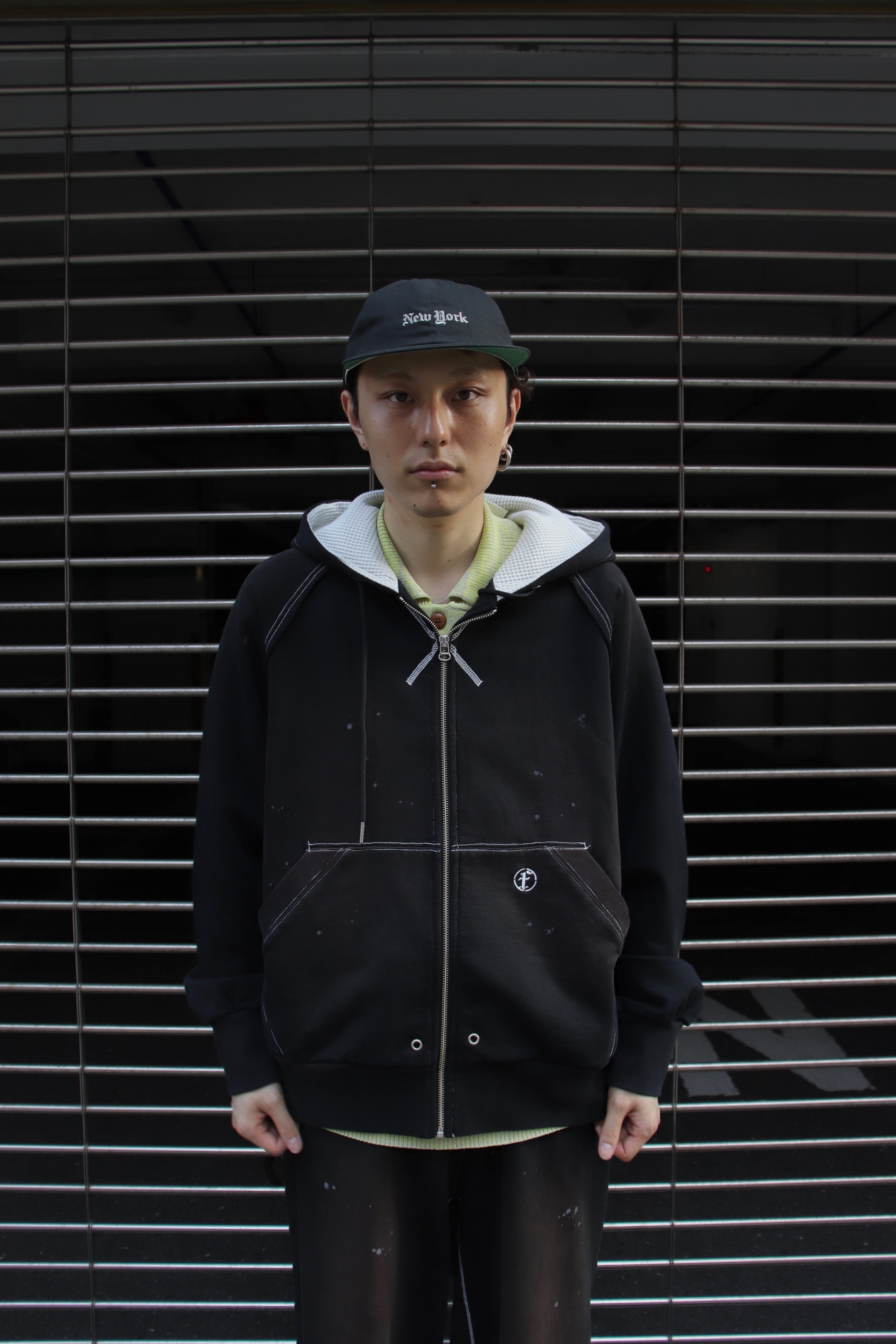 FAF(エフエーエフ)のAGED ZIP UP HOODIE BLACKの通販｜PALETTE art