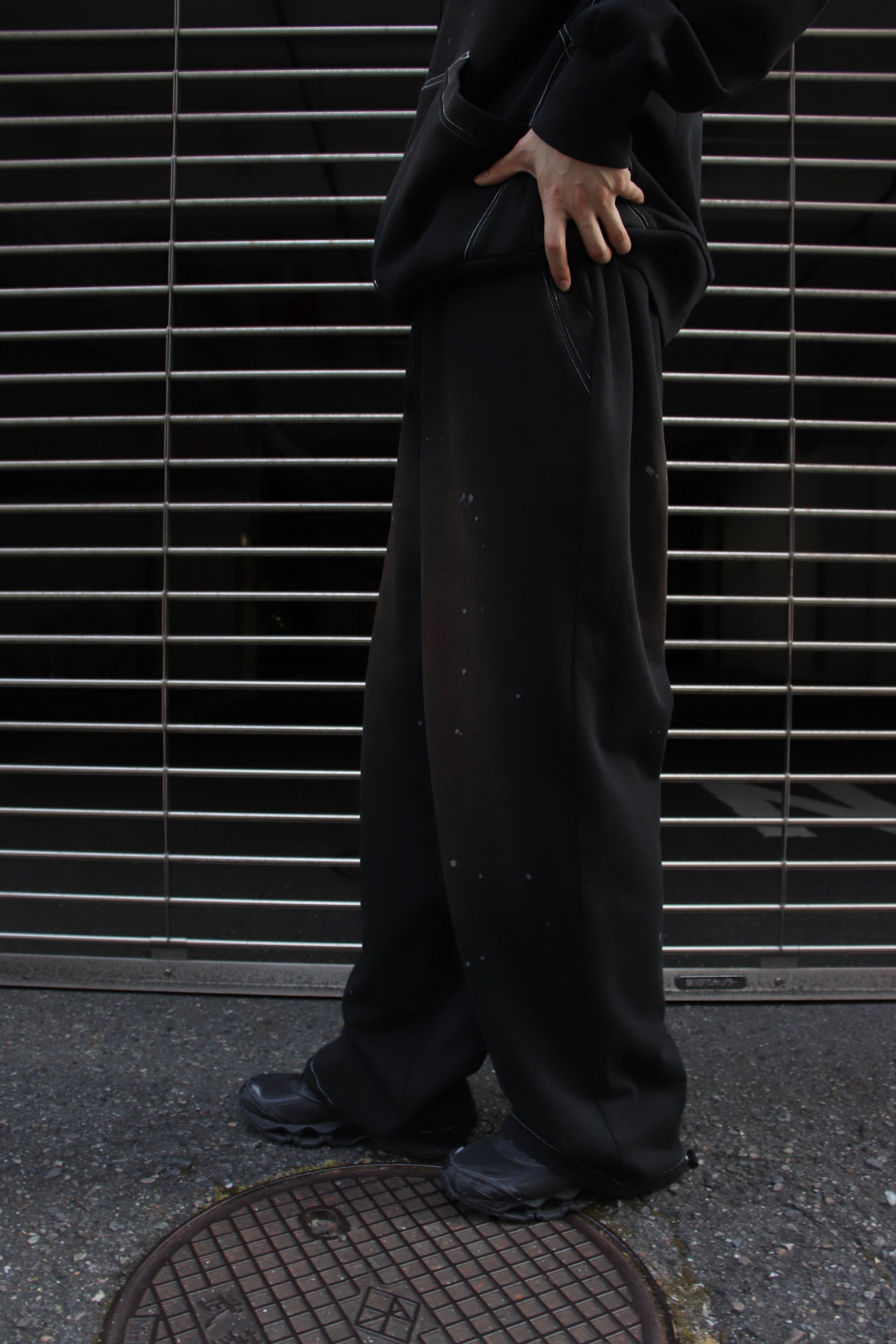 FAF(エフエーエフ)のAGED BAGGY SWEAT PANTS BLACKの通販｜PALETTE art 