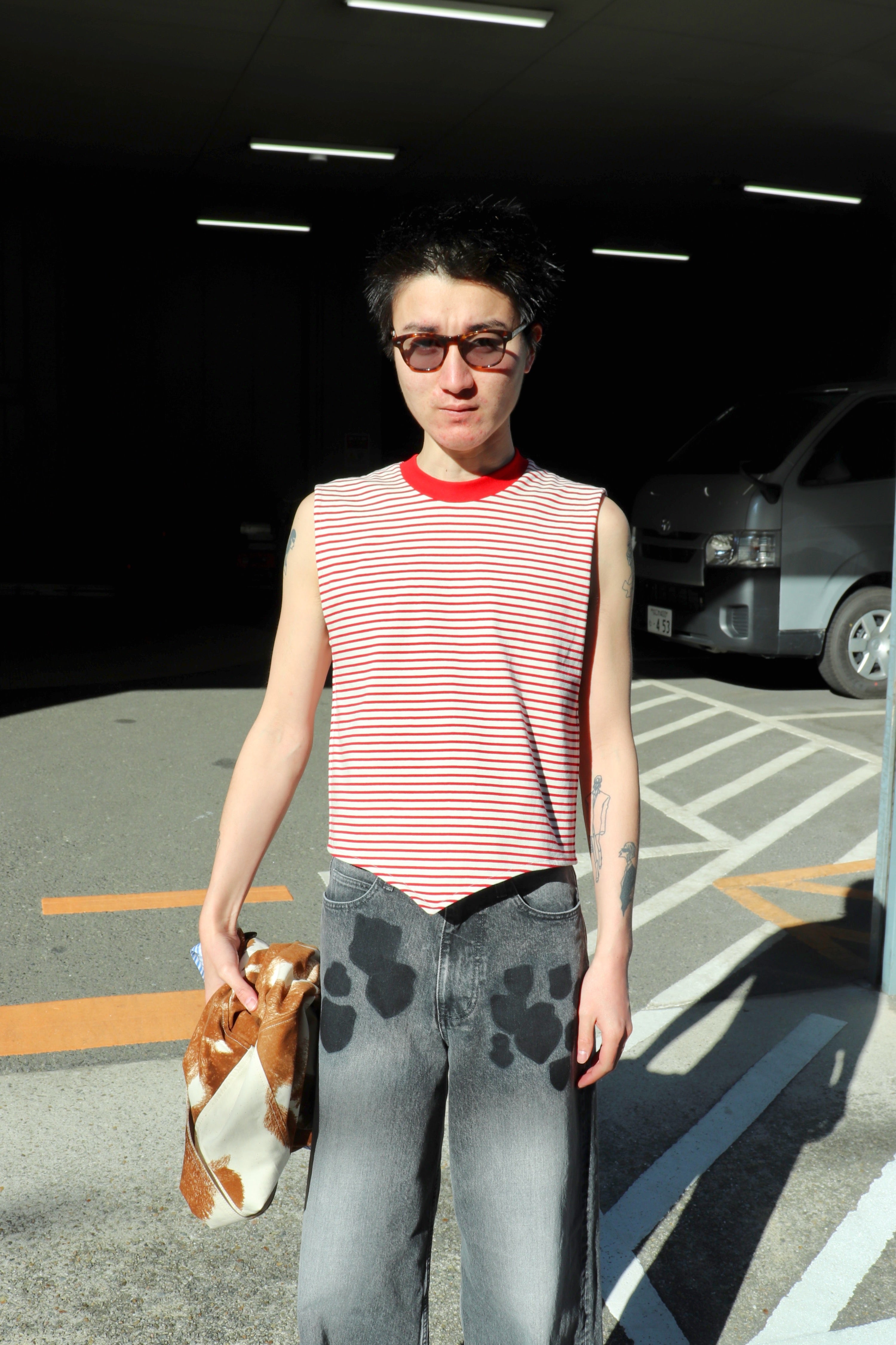 MASU(エムエーエスユー)のMARINE SLEEVELESS TOP REDの通販｜PALETTE
