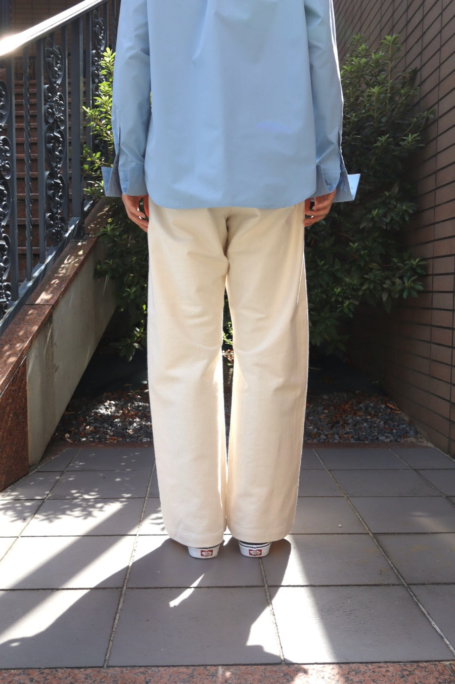 FILME FILLED  Waist Adjust Pants(ECRU)