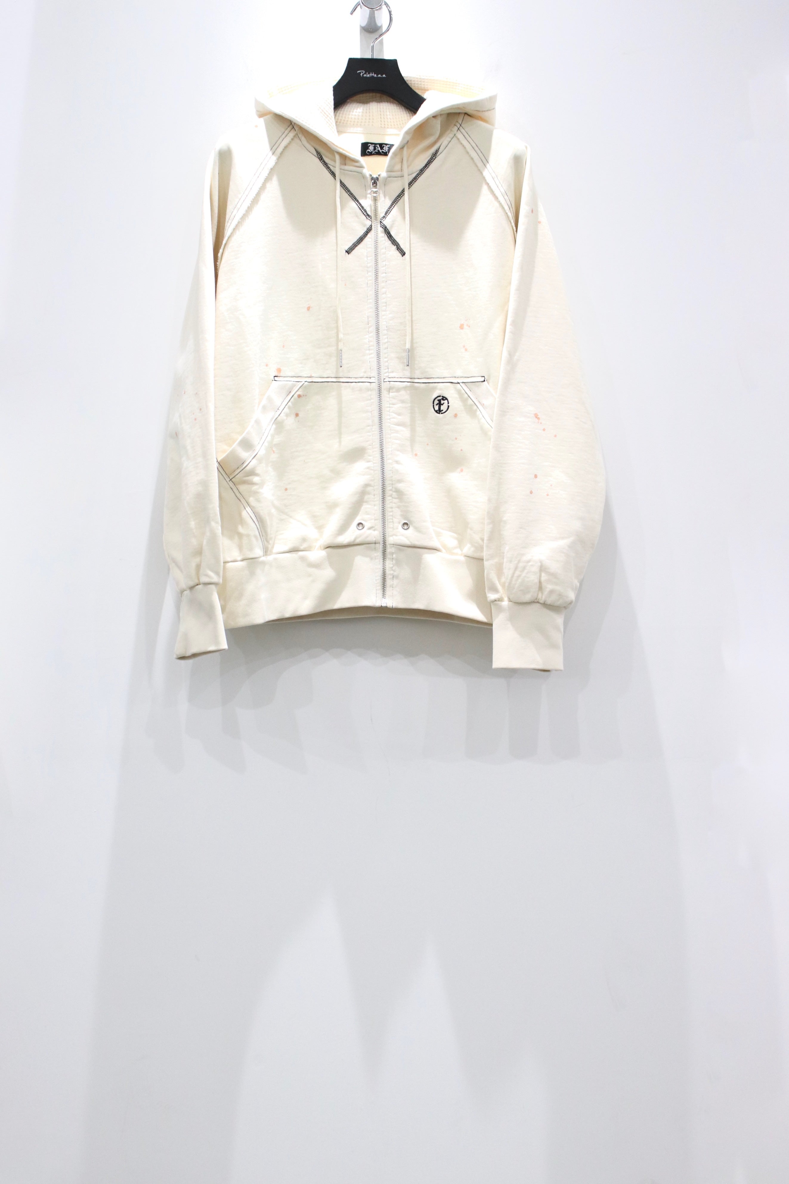FAF(エフエーエフ)のAGED ZIP UP HOODIE ECRUの通販｜PALETTE art