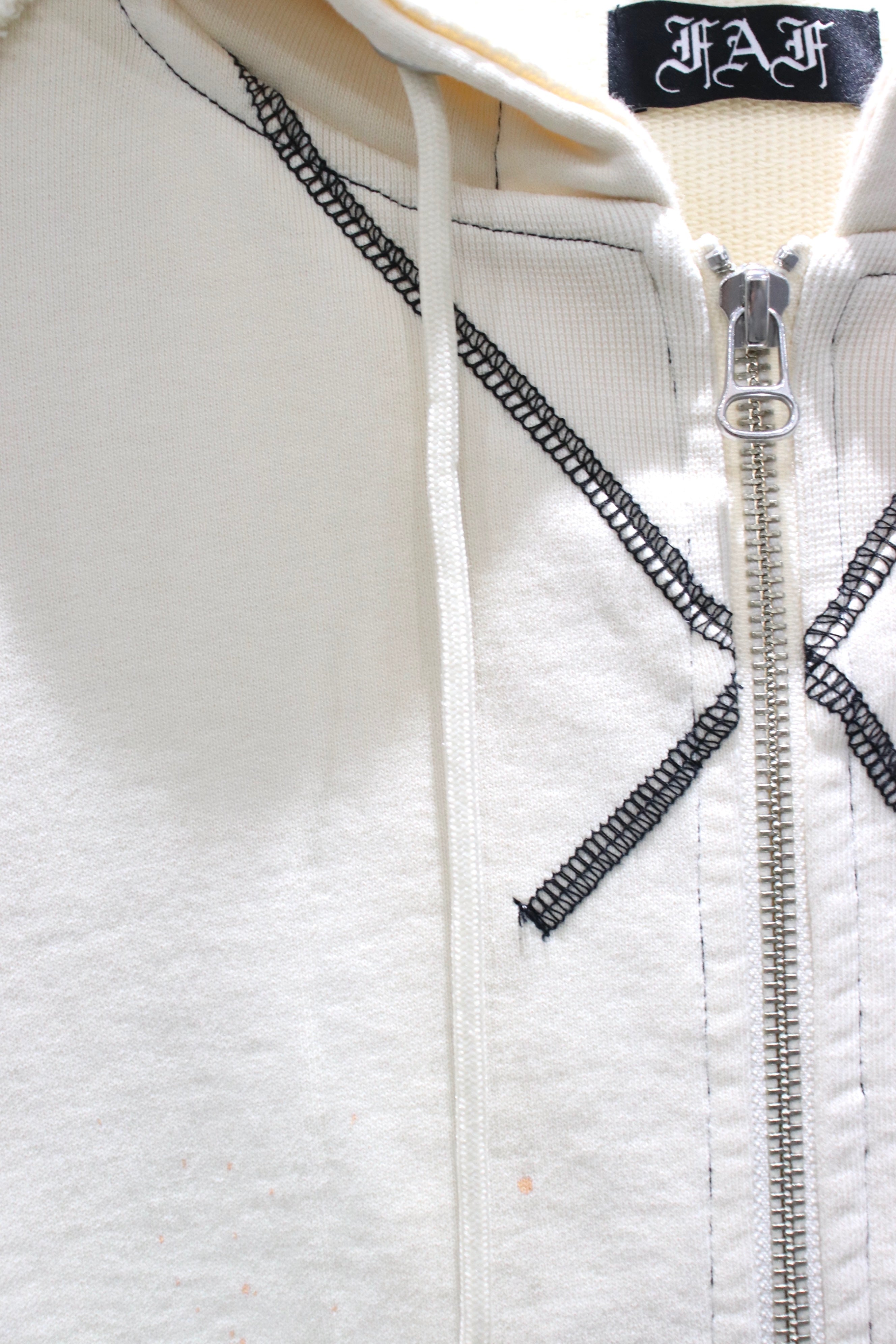 FAF(エフエーエフ)のAGED ZIP UP HOODIE ECRUの通販｜PALETTE art