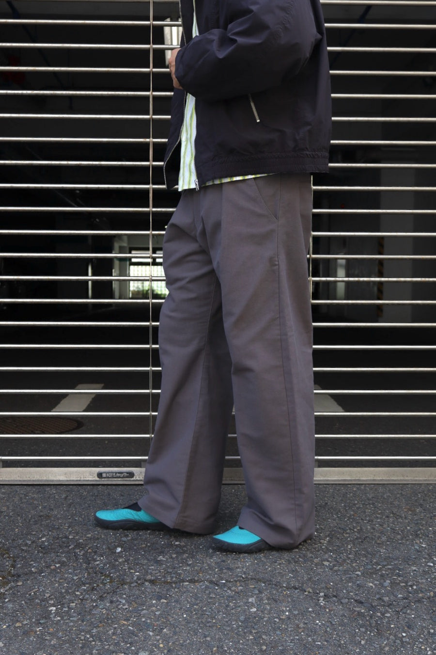 FILME FILLED  Waist Adjust Pants(CHARCOAL GRAY)